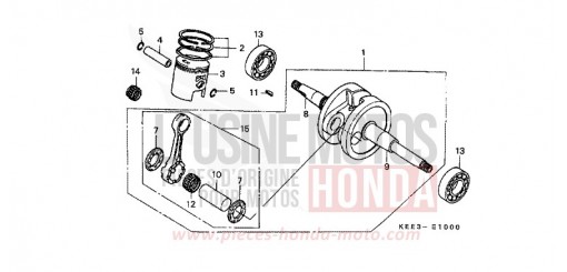 VILEBREQUIN/PISTON SJ100V de 1997
